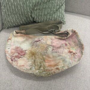 Baggu x Collina Strada Cream Chrysanthemum Crescent Bag